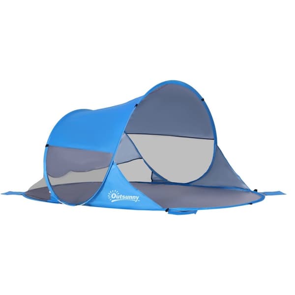 Rootzin rantasuoja teltta - rantateltta - pop -up -teltta - UV -suoja - 200L x 120W x 90H CM