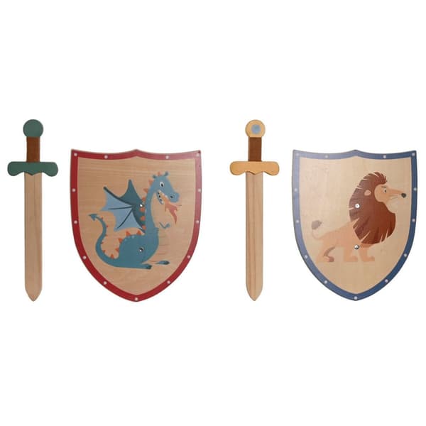 Toy Sword Home ESPRIT 28 x 0,5 x 33,5 cm (2 Units)