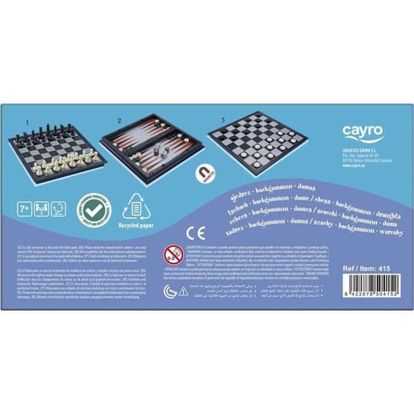 Chess and Checkers Board Cayro