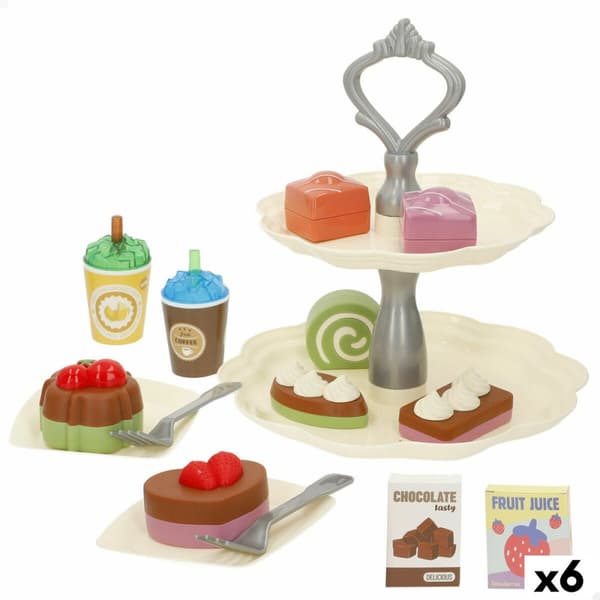 Toy Food Set Colorbaby 16 Pieces (6 Units)