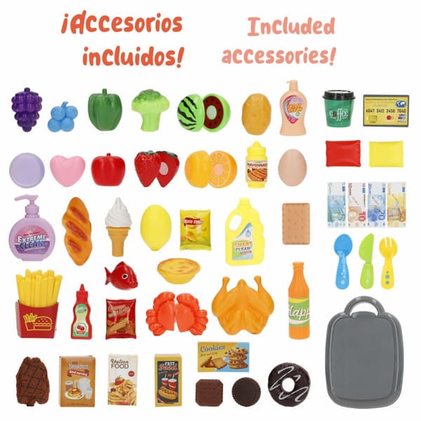 Toy Food Set Colorbaby 22 x 43 x 16 cm 51 Pieces 6 Units