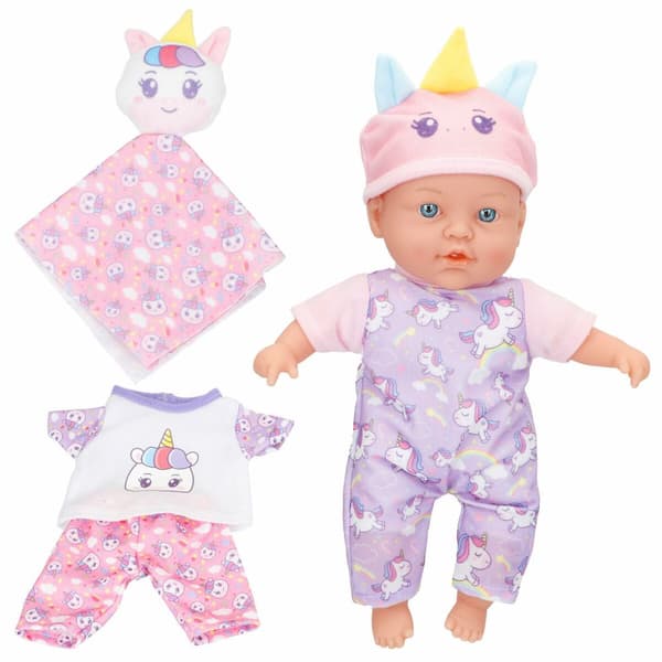 Baby Doll Colorbaby 21 x 32 x 9,5 cm 4 Units