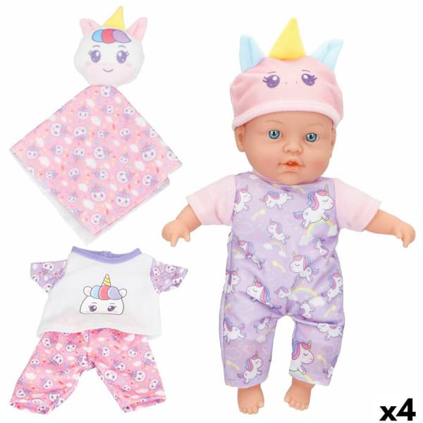 Baby Doll Colorbaby 21 x 32 x 9,5 cm 4 Units