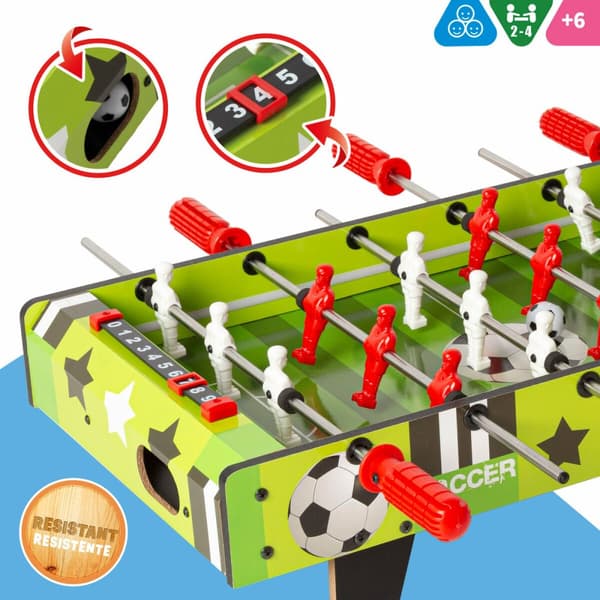 Table football Colorbaby 60 x 14 x 32 cm (2 Units)