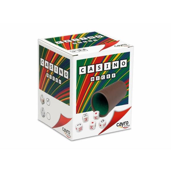 Shaker with Poker Dice Cayro