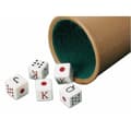Miniatyrbillede 2 af 3: Shaker with Poker Dice Cayro
