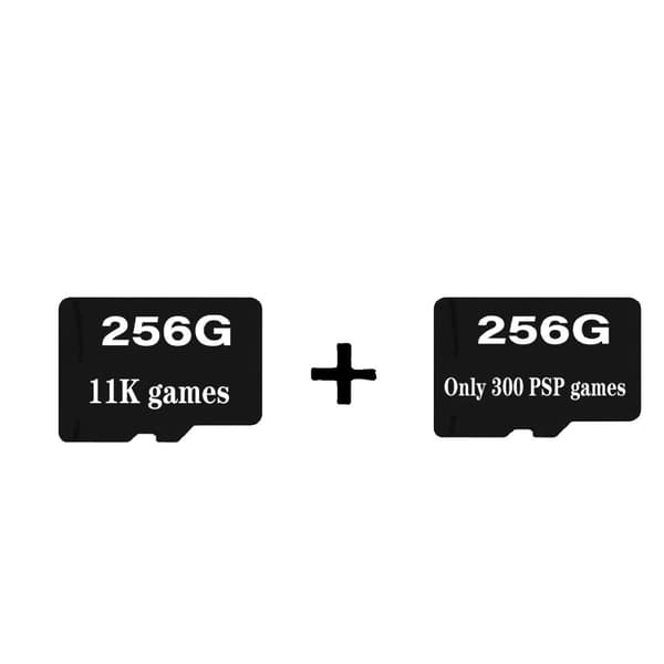 TF-kort, 256G kapacitet, 11K spil inkluderet,256G og 256GPSP