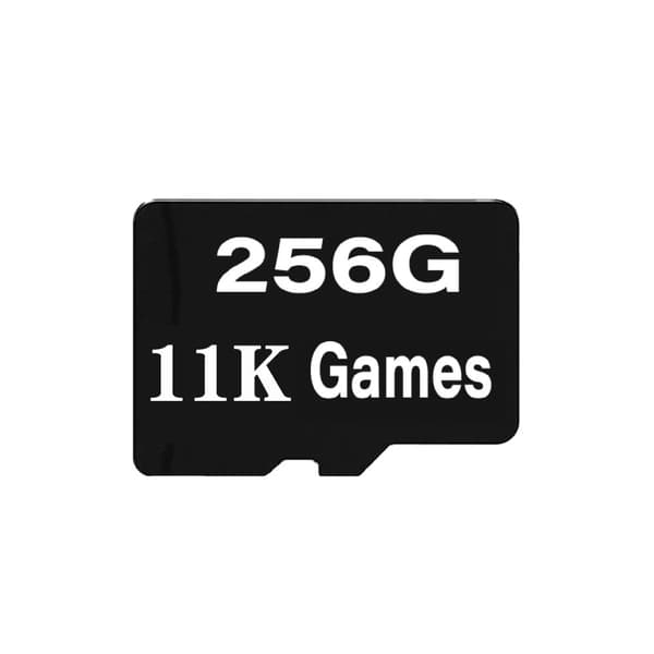 TF-kort, 256G kapacitet, 11K spil inkluderet,256G