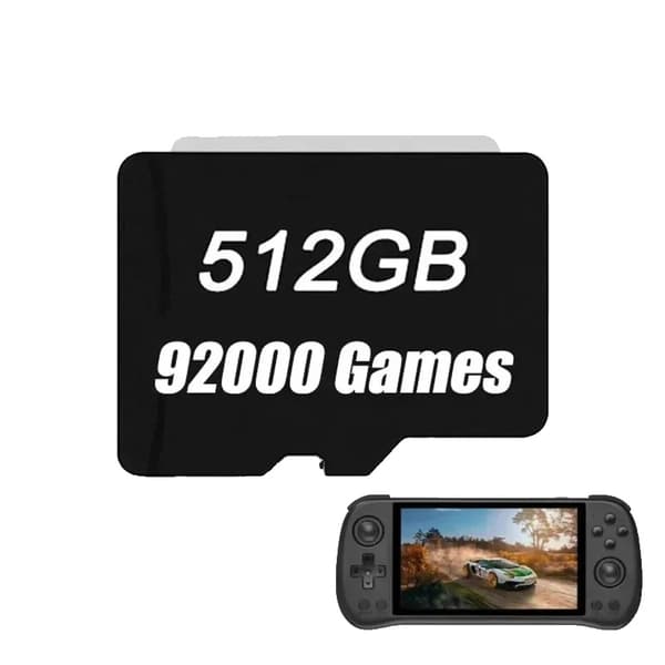 POWKIDDY X55 TF-kort, 512GB kapacitet, understøtter tusindvis af spil,512G 92000