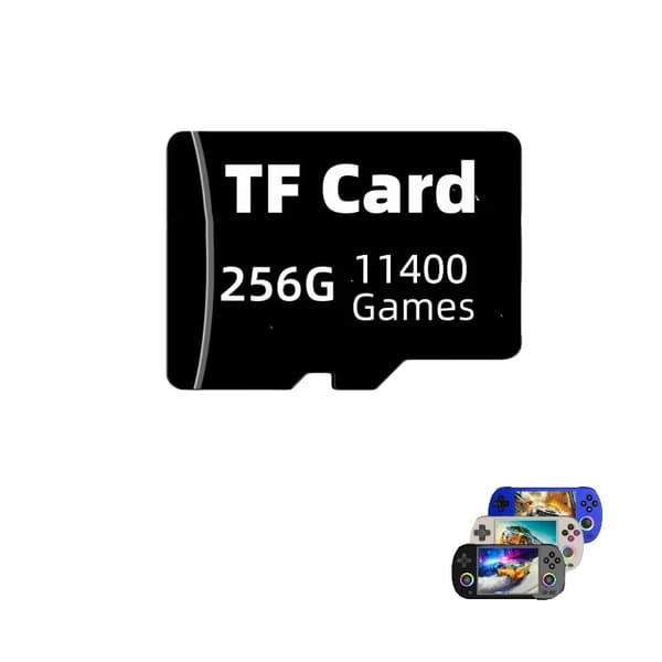 TF-kort til RG40XXH, 256G kapacitet, 11400 spil forudinstalleret,256G 11400 Spil