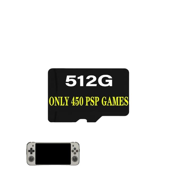Anbernic RG552 hukommelseskort, 512G kapacitet, 450 PSP-spil,512g 450 PSP -spil