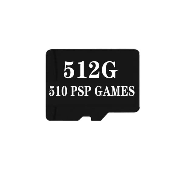 Käsikonsoli, 80 000 peliä, 510 PSP-peliä,512G Vain 510 PSP