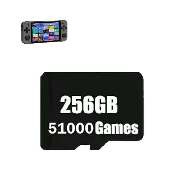 TF-kort til ANBERNIC RG552, 512GB lager, 80000+ forudindlæste spil,256G 49000spil