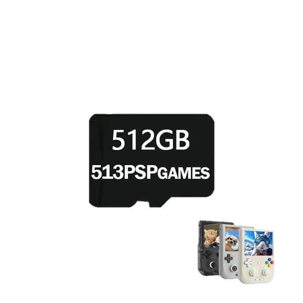 Spilkort til ANBERNIC RG406V, 512GB lager, 80000 spil,512G PSP