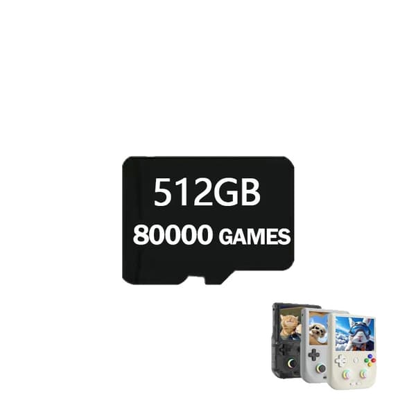 Spilkort til ANBERNIC RG406V, 512GB lager, 80000 spil,512G