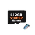 Miniatyrbillede 1 af 2: Bærbar Spil Hukommelseskort, 512GB Kapacitet, Understøtter 80000 Spil,512G Kun 510 PSP