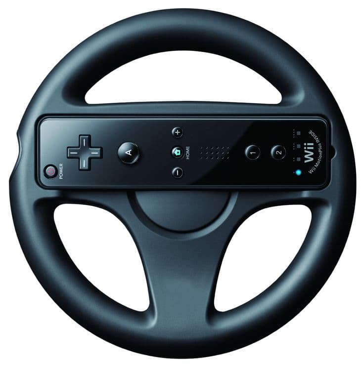 Racing ratt till Wii / Wii U - Svart