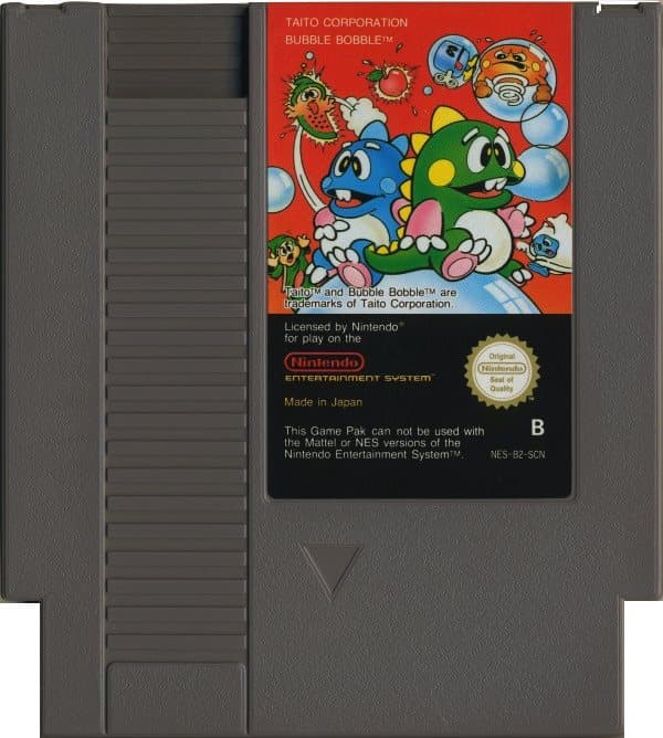 Bubble Bobble - Nintendo 8-bit/NES - PAL B/SCN - Cart Only