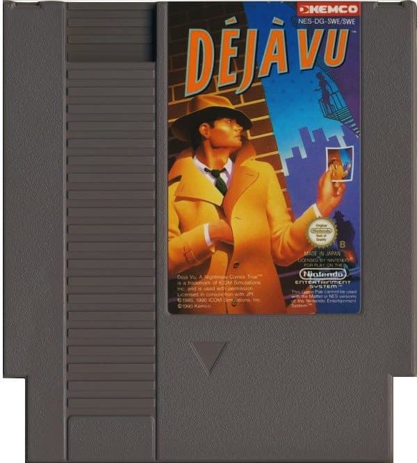 Deja Vu - NES - Nintendo 8-bit/NES - PAL B/SCN - Cart Only
