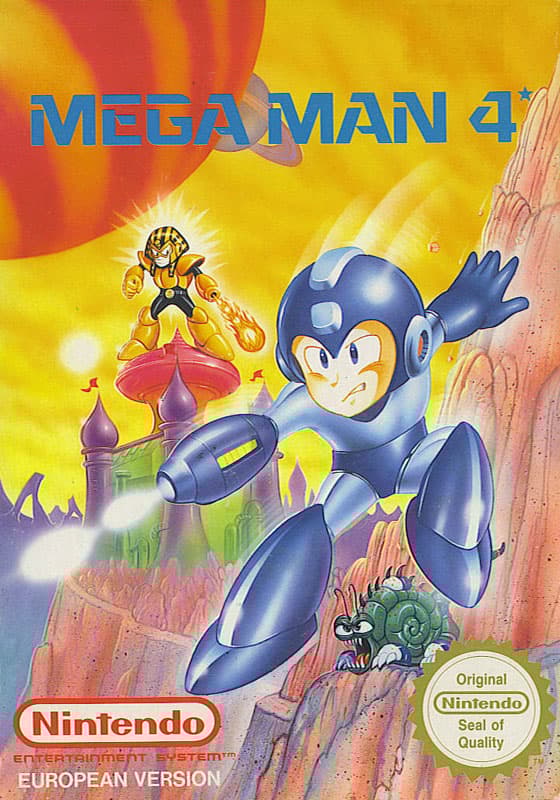 Mega Man 4 - Nintendo 8-bit/NES - PAL B/SCN - Cart Only