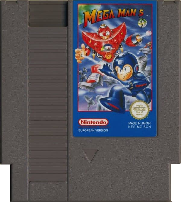 Mega Man 5 - Nintendo 8-bit/NES - PAL B/SCN - Cart Only