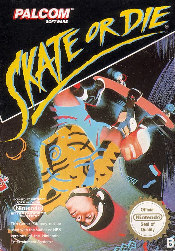 Skate or Die - Nintendo 8-bit/NES - PAL B/SCN - Cart Only