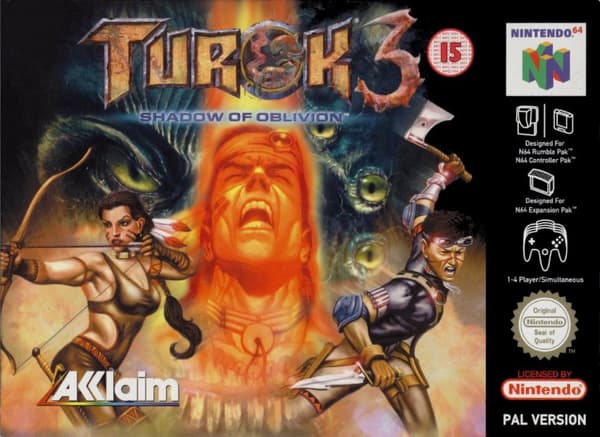 Turok 3: Shadow of Oblivion - Nintendo 64/N64 - PAL/EUR - Cart Only