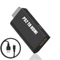 Miniatyrbillede 2 af 8: INF PS2 til HDMI-adapter med 3,5 mm lydudgang til HDTV/HDMI