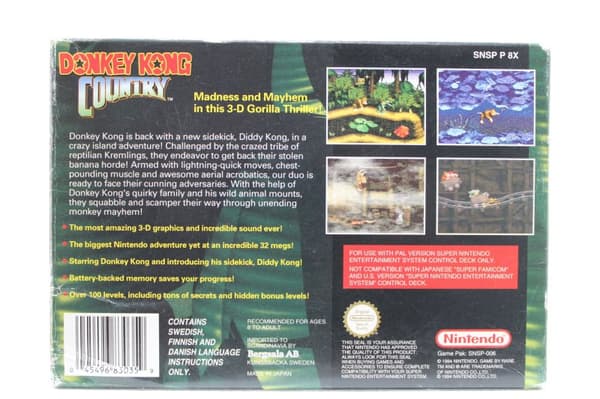 Donkey Kong Country - Supernintendo/SNES - PAL/EUR - Cart Only