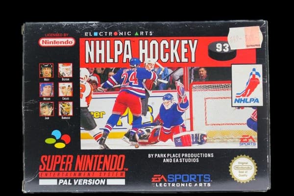 NHLPA Hockey ´93 - Supernintendo/SNES - PAL/SCN/EUR (KÄYTETTY TAVARA) Komplett