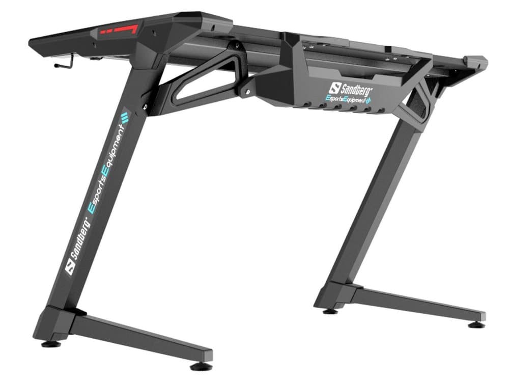 Sandberg Fighter Gaming Desk 2 Black