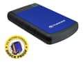 Miniatyrbilde 2 av 5: Transcend StoreJet 25H3B - Harddisk - 2 TB - ekstern (bærbar) - 2.5" - USB 3.0