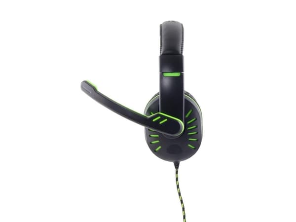 Esperanza EGH330G hörlurar/headset Svart, grönt