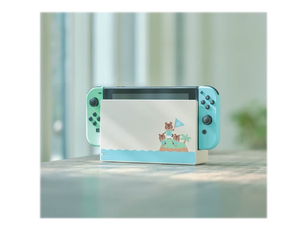 Nintendo Switch with Pastel Green and blue Joy-Con - New Horizons Edition - Spillkonsoll - Full HD - blå, pastellgrønn