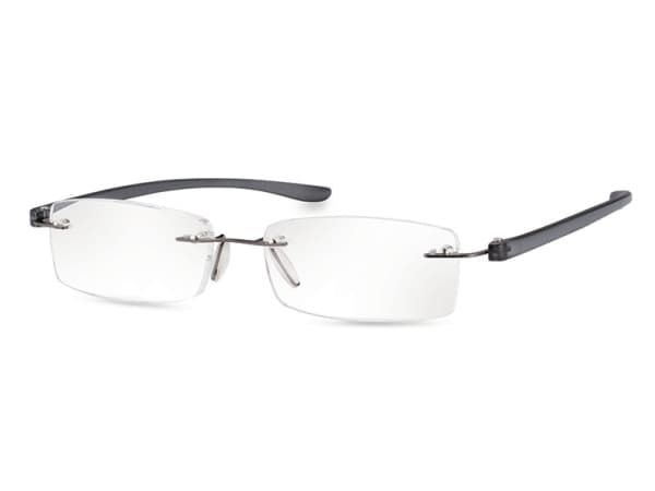 Eschenbach 2913-240, Plast, Unisex, Rektangel, Båglösa, Plast, Antracit