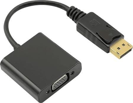 MicroConnect - DisplayPort-kabel - DisplayPort (hann) til HD-15 (VGA) (hunn) - 15 cm