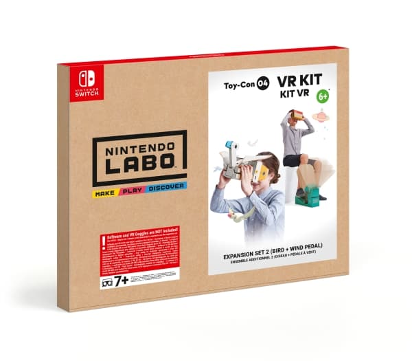 Nintendo Labo: VR Kit – Expansion Set 2, Ställ, Nintendo Switch, Multifärg, Kartong, Tecknade motiv, Nintendo