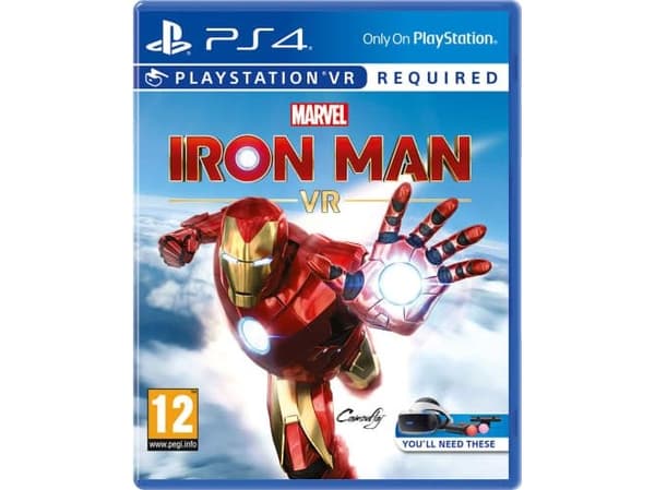 Sony Marvel's Iron Man VR, PS4, PlayStation 4, T (teini-ikäinen), Virtuaalitodellisuus (VR) -kuulokkeet tarvitaan