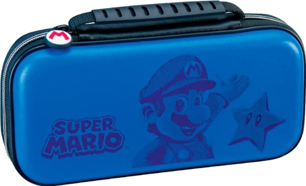 RDS Deluxe travel case - Super Mario - eske for spillekonsoll - blå - for Nintendo Switch