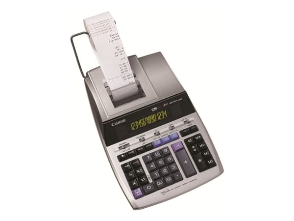 Canon MP1411-LTSC - Utskriftskalkulator - LCD - 14 sifre - AC-adapter, minnereservebatteri - sølvmetallfarge