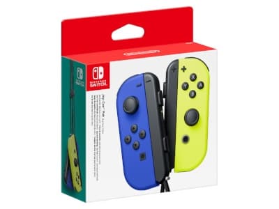 Nintendo | Joy-Con (venstre og høyre) - Gamepad - trådløs - Neonblå / Neongul (sett) - for: Nintendo Switch