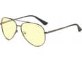 Miniatyrbilde 4 av 4: Gunnar Optiks Maverick, Oval, Spilling, Rustfritt stål, Rustfritt stål, Rav, Maverick