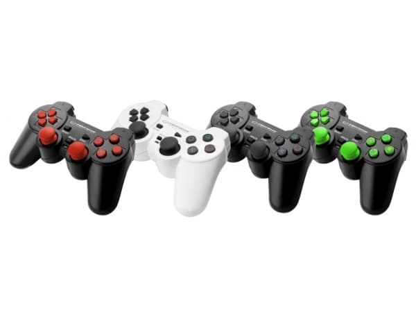 Esperanza CORSAIR - Håndkonsoll - kablet - svart, grønn - for Sony PlayStation 2, PC, Sony PlayStation 3