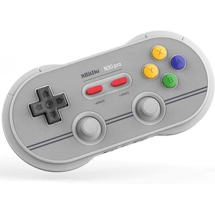 Gamepad bluetooth grå 8Bitdo N30 Pro2 til switch