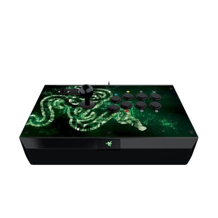 Arcade Stick Gamer Atrox Wired 9 knapper Razer sort og grøn til Xbox One / PC