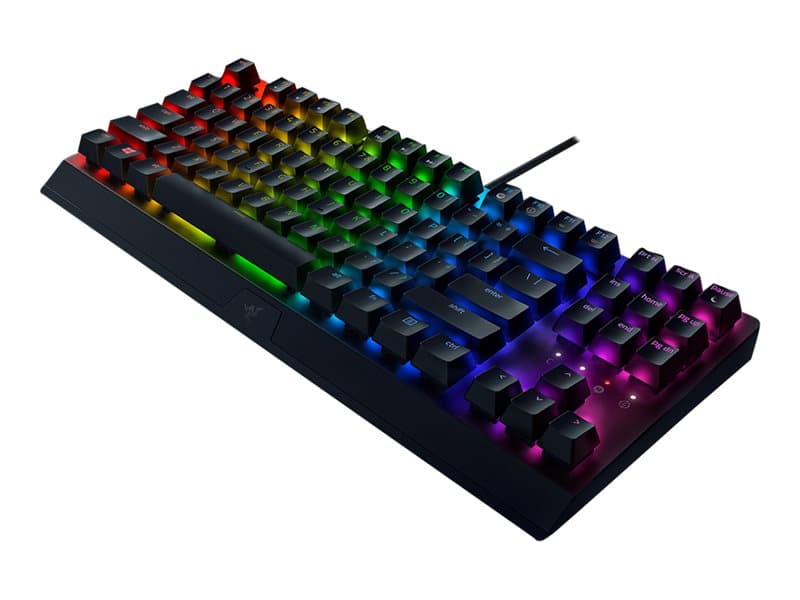 Razer BlackWidow V3 Tenkeyless - Tangentbord - bakgrundsbelyst - nordisk - tangentbrytare: Razer Green