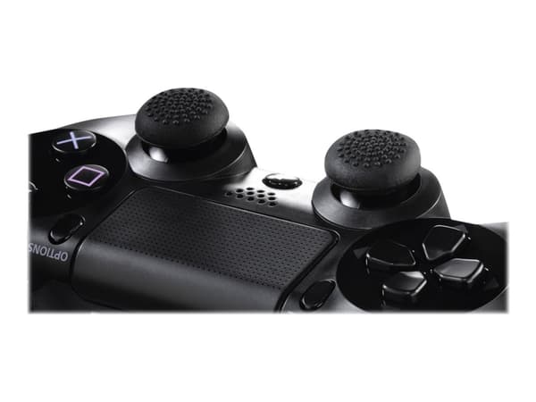 Hama 8-in-1 Control Stick Attachments Kit - Tillbehörssats för spelstyrenhet - svart - för Sony DualShock 4, 4 v2
