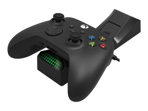 HORI Dual - Ladestasjon + batteri 2 x - 2 utgangskontakter - for Microsoft Xbox One Wireless Controller, Series S, Series X