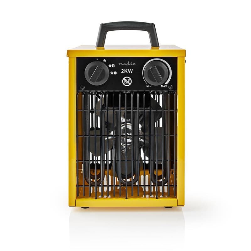 Värmefläkt med industriell design | Termostat | 3 inställningar |