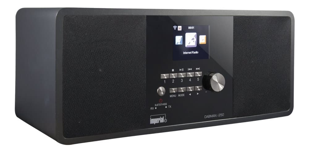 IMPERIAL DABMAN i250 hybridradio, FM/DAB+, internetradio, BT, black